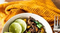 Jamaican Jerk Beef Bowls Jamaican Jerk Beef Bowls