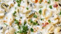 Creamy Spinach Artichoke Pasta Creamy Spinach Artichoke Pasta