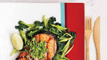 Salmon Steaks with Soy-Maple Glaze Salmon Steaks with Soy-Maple Glaze
