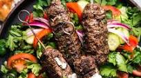 Beef Kofta Kebabs with Tzatziki Beef Kofta Kebabs with Tzatziki