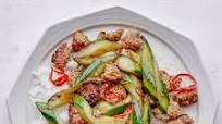 Caramelized Pork and Cucumber Stir-Fry Caramelized Pork and Cucumber Stir-Fry