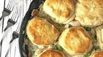 Easy Skillet Chicken Pot Pie with Biscuits Easy Skillet Chicken Pot Pie with Biscuits
