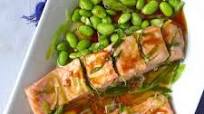 Steamed salmon with spring onion oil (葱油三文鱼) Steamed salmon with spring onion oil (葱油三文鱼)
