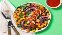 Pepper Jam Pork Tenderloin Plus a Kale & Sweet Potato Jumble Pepper Jam Pork Tenderloin Plus a Kale & Sweet Potato Jumble