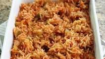 Baked Savannah Red Rice With Bacon, Tomatoes, and Onions Baked Savannah Red Rice With Bacon, Tomatoes, and Onions