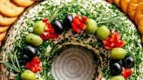 Bacon Cheese Ball Christmas Wreath Bacon Cheese Ball Christmas Wreath