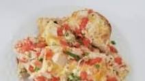 Garlic Chicken Pizza with French Bread Garlic Chicken Pizza with French Bread