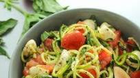 Zucchini Caprese Salad Zucchini Caprese Salad