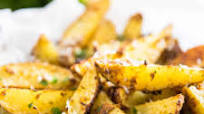 Oven Baked Garlic Parmesan Potato Wedges Oven Baked Garlic Parmesan Potato Wedges
