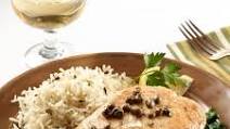Turkey Piccata With Steamed Spinach Turkey Piccata With Steamed Spinach