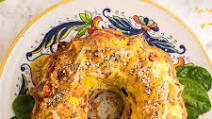 Air Fryer Loaded Bagel Breakfast Bake Casserole Air Fryer Loaded Bagel Breakfast Bake Casserole