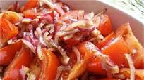 Greek Style Tomato and Onion Salad Greek Style Tomato and Onion Salad