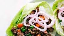 Beef Lettuce Wraps Beef Lettuce Wraps