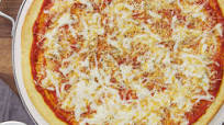 Cornmeal-Crust Cheese Pizza Cornmeal-Crust Cheese Pizza