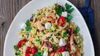 Mediterranean-Style Shrimp Pasta Salad Mediterranean-Style Shrimp Pasta Salad
