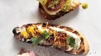 Grilled Corn, Crema Mexicana & Cilantro Crostini Grilled Corn, Crema Mexicana & Cilantro Crostini