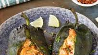 Cream Cheese Stuffed Poblano Peppers - Recipe Cream Cheese Stuffed Poblano Peppers - Recipe