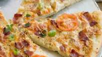 Ranch Sauce Pizza with Chicken and Bacon Ranch Sauce Pizza with Chicken and Bacon
