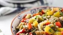 Mediterranean Roasted Eggplant Salad Mediterranean Roasted Eggplant Salad