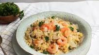 One-pot pasta with orzo and shrimp One-pot pasta with orzo and shrimp