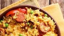 Kiełbasa and Rice Skillet Kiełbasa and Rice Skillet