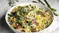 Zucchini Pasta Carbonara Zucchini Pasta Carbonara