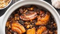 Braised Pork Belly with Preserved Mustard Greens Braised Pork Belly with Preserved Mustard Greens