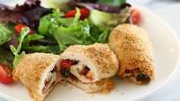 Chicken Rollatini with Sun Dried Tomato Bruschetta, Mozzarella and Spinach Recipe Chicken Rollatini with Sun Dried Tomato Bruschetta, Mozzarella and Spinach Recipe