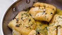 Perfect Pan Fried Fish in Basil Lemon Butter Sauce