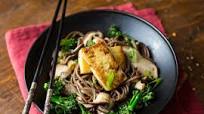 Soba Noodles With Shiitakes, Broccoli and Tofu Soba Noodles With Shiitakes, Broccoli and Tofu