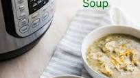 Instant Pot Creamy Garlic Chicken and Broccoli Soup Instant Pot Creamy Garlic Chicken and Broccoli Soup