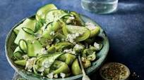 Shaved Cucumber Greek Salad Shaved Cucumber Greek Salad