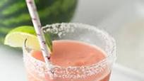 Frozen Watermelon Margarita (non-alcoholic version included) Frozen Watermelon Margarita (non-alcoholic version included)