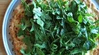 green & white pizza green & white pizza