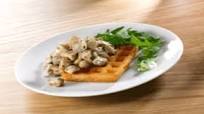 Mushrooms on a Waffle Mushrooms on a Waffle