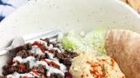 Loaded Mediterranean Beef Rice Bowl Loaded Mediterranean Beef Rice Bowl