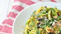 Mediterranean Zucchini Noodles Mediterranean Zucchini Noodles