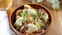Pork Bowl with Lemon, Salt and Scallions Pork Bowl with Lemon, Salt and Scallions