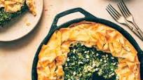 Skillet Pan Spanakopita (Spinach Pie) Skillet Pan Spanakopita (Spinach Pie)