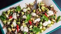 Spicy Beef & Cucumber Salad With Cashew Raita Spicy Beef & Cucumber Salad With Cashew Raita
