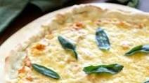 Pumpkin Pizza with Crispy Sage Pumpkin Pizza with Crispy Sage