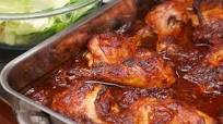Pollo enchilado al horno Pollo enchilado al horno