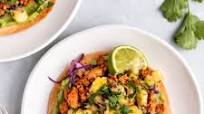 Chipotle Chicken Tostadas with Pineapple Salsa Chipotle Chicken Tostadas with Pineapple Salsa