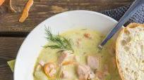 Finnish Salmon Soup- Lohikeitto Finnish Salmon Soup- Lohikeitto