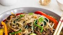 Japchae (Korean Glass Noodle Stir Fry) Japchae (Korean Glass Noodle Stir Fry)