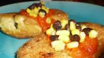 Chiles Rellenos With Roasted Red Pepper Sauce Chiles Rellenos With Roasted Red Pepper Sauce