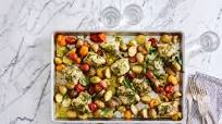 Easy, Meaty Sheet Pan Meal Easy, Meaty Sheet Pan Meal
