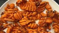 Air Fryer Frozen Sweet Potato Waffle Cut Fries Air Fryer Frozen Sweet Potato Waffle Cut Fries