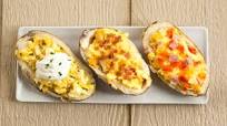 Breakfast Baked Potato Boats Stuffed with Cheesy Eggs Breakfast Baked Potato Boats Stuffed with Cheesy Eggs