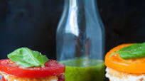 Fried Mozzarella Caprese Salad Fried Mozzarella Caprese Salad